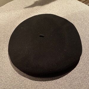 Classic Black Beret for Men